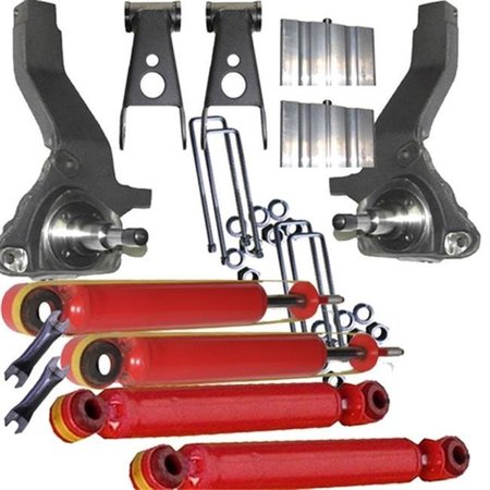 AIRBAGIT Airbagit X2-SPI-LIFT-FR-0110-24 Lifted Spindle; Shackle; 4 - Shocks & Blocks Ford Ranger - 1998; 1999 & 2000 X2-SPI-LIFT-FR-0110-24